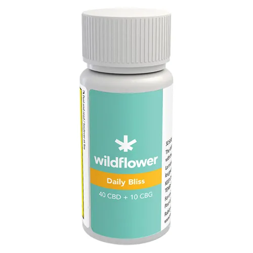Daily Bliss CBD:CBG (40:10) - Wildflower - Capsules