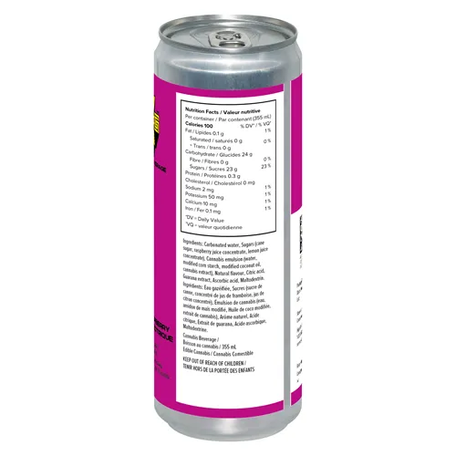 Electric Raspberry - XMG+ - THC Drinks