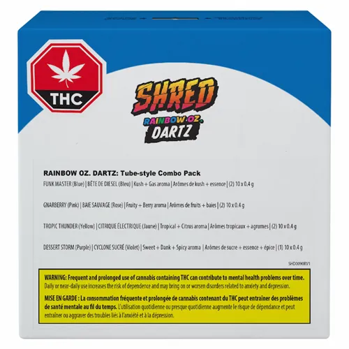 Rainbow Pack - Shred - Variety Pre-Rolled