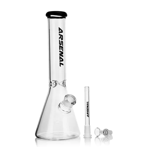 Product image of Arsenal, 14" 5mm Coloured Rim Beaker