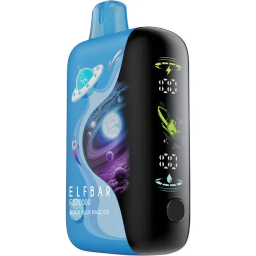 Product image of Sour Blue Razz Ice - Elf Bar - Disposable