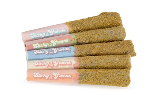 Product image of Fruitsplosion Five Diamond Blend - Sticky Greens - Infused Joints