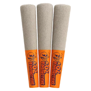 Iced Orange Quad Diamond Infused - Skullcrushers by RAD - Infused Joints