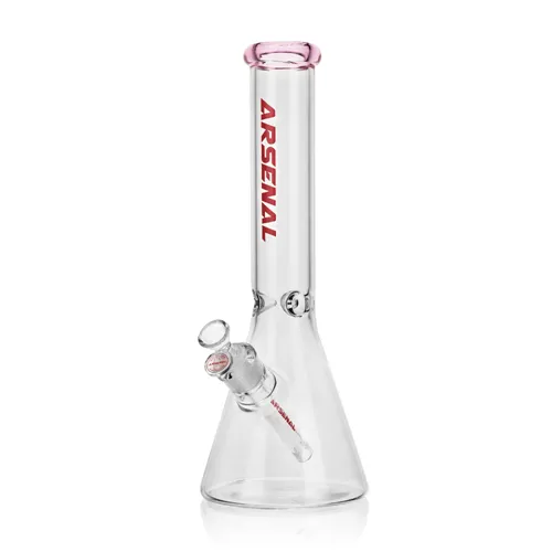 Product image of Arsenal, 14" Coloured Rim Beaker Bong