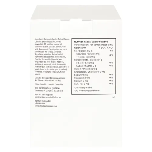 Cream Soda Zero - XMG Zero - THC Drinks