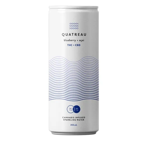 Product image of Blueberry and Acai - Quatreau - Sparkling Water