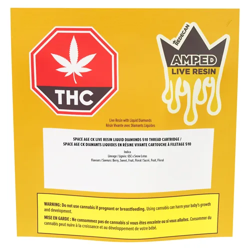 Amped Live Resin Space Age CK - Redecan - 510 Cartridges