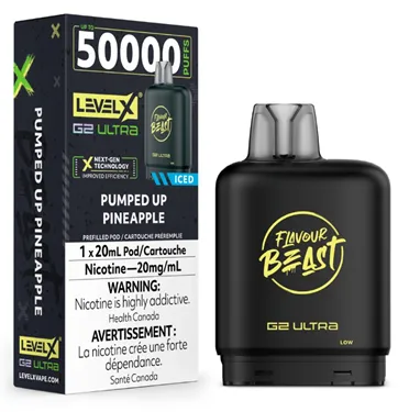 Product image of Pumped Up Pineapple - Flavour Beast x Level X G2 Ultra - Pod