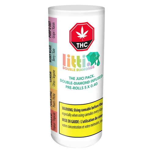 The Juici Pack Double Diamond - LITTI - Variety Infused Pre-Rolled