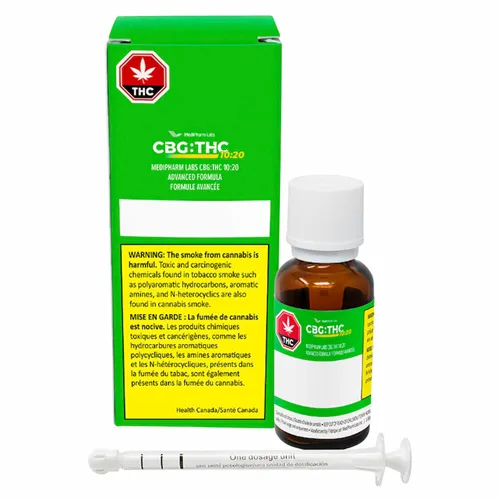 CBG:THC 10:20 Advanced Formula - MediPharm Labs - Ingestible Oil