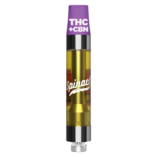 Product image of Peach Passionfruit Kush 10:1 THC:CBN - Spinach - 510 Cartridges