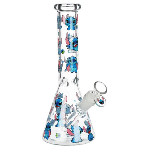 Product image of Little Blue Creature Glass Beaker Bong