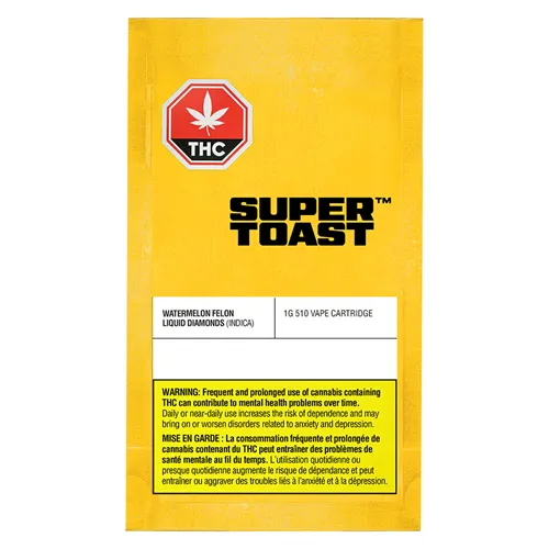 Watermelon Felon Liquid Diamonds - Super Toast - 510 Cartridges
