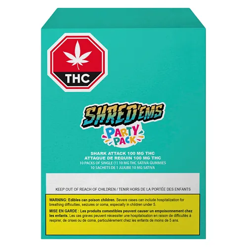 Shark Attack MAX10 Party Pack - Shred'ems - Gummies