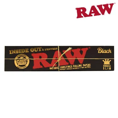 Product image of RAW, Black Inside Out Rolling Papers