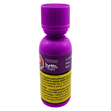 Product image of 2:1 THC:CBN Chil Drops Grape - Tytan Dope Drops - Ingestible Oils