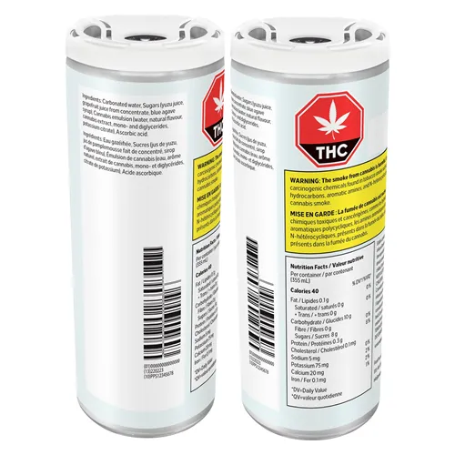Relax: Grapefruit Yuzu Sparkling Beverage - Sense & Purpose - THC & CBD Drinks