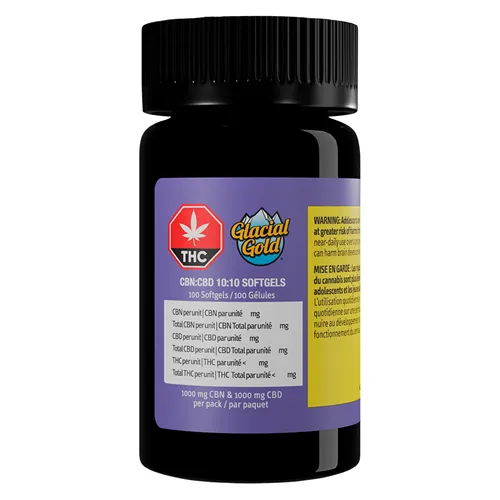 CBN:CBD Softgels - Glacial Gold - Capsules