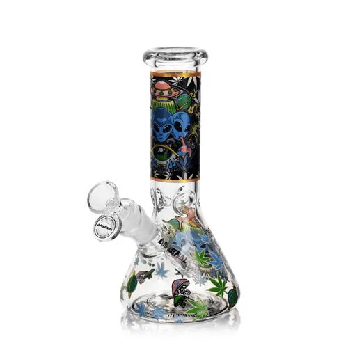 Product image of Arsenal, 8" 4mm Stoner Alien Bong