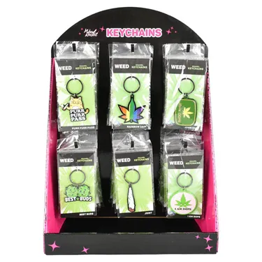 Product image of Wood Rocket, Hemp Enamel Keychains