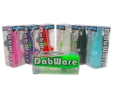 Product image of DabWare, 10" Diamond Platinum Silicone Bong