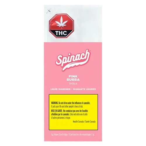 Pink Bubba Liquid Diamonds - Spinach - 510 Cartridges