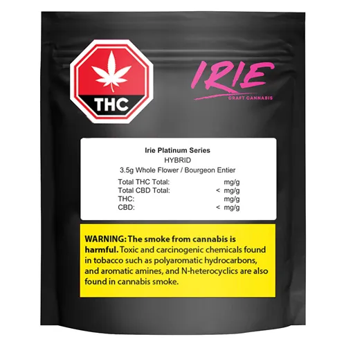 Irie Platinum Series - Irie Craft Cannabis - Dried Flower