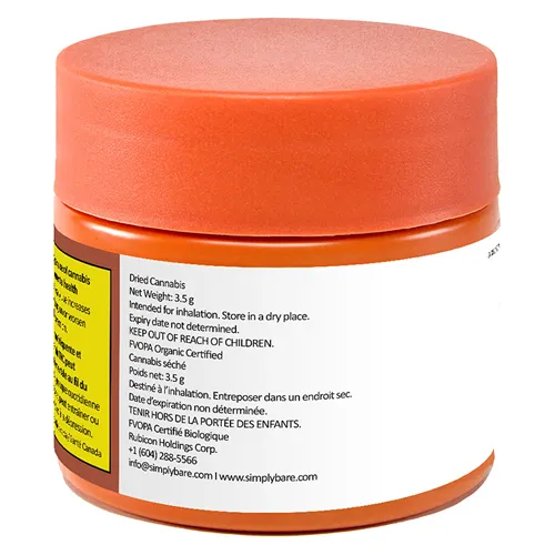 BC Organic Black Zoap - Simply Bare - Dried Flower