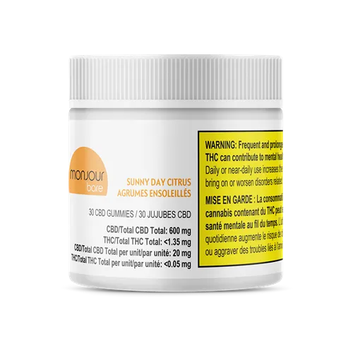 Bare Sunny Day Citrus CBD - Monjour Bare - Gummies