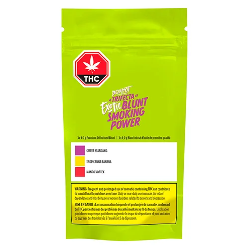 Trifecta of Radical Blunt Smoking Power - BoxHot Fatties - Infused Blunts