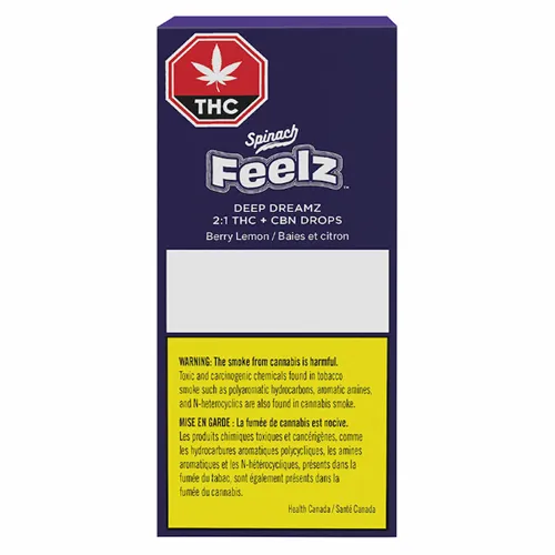 Deep Dreamz THC + CBN Drops - SPINACH FEELZ - Ingestible Oil