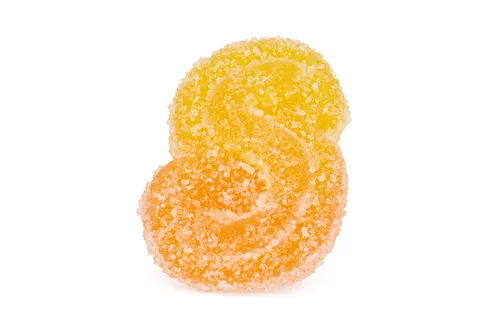 Fully Blasted Peach Orange 1:1 THC | CBD 10 Pack - SOURZ by Spinach - Gummies