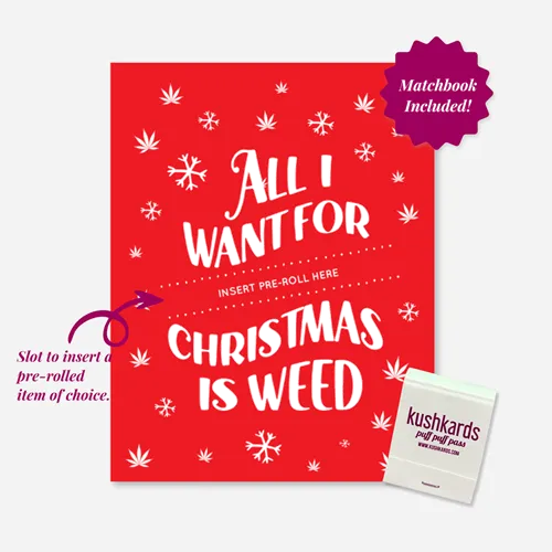 KushKards, Greeting Cards w/ One Hitter Slot