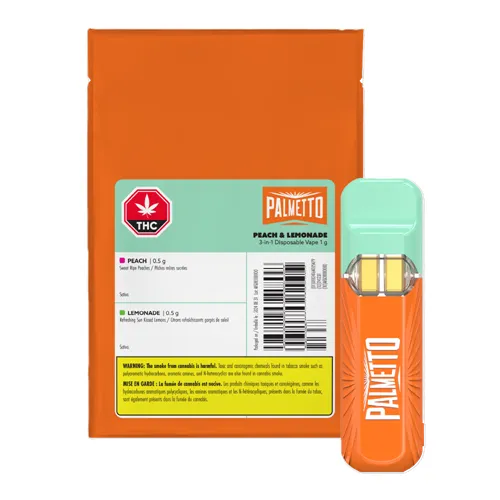 Peach & Lemonade 3-in-1 - Palmetto - Disposables