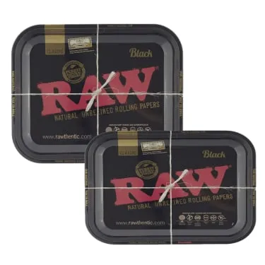 Product image of RAW - Black Metal Rolling Tray