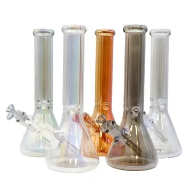 Product image of Infyniti - 7mm Thick 14" Water Pipe Chrome Rainbow