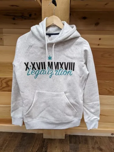 Product image of White Legalize it! Hoodie
