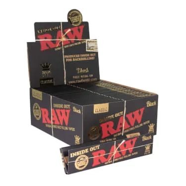 Product image of RAW King Size Slim Black Artisan Rolling Papers