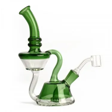 Product image of Dab Rigs - Red Eye Glass 7.5" Waterton Concentrate Recycler (GREEN)