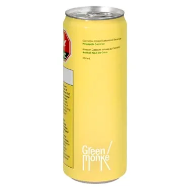 Product image of Pineapple Coconut - Green Monke - THC Drinks