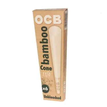 Product image of 1 1/4" Bamboo Cones by OCB - 6 Pack