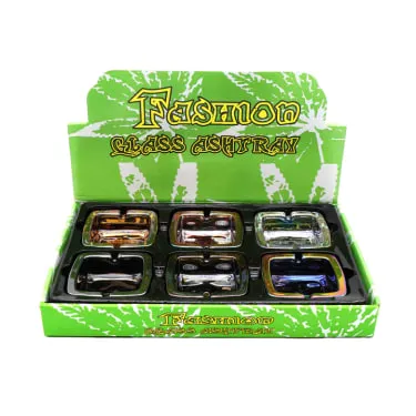Product image of Glass Square Ashtray - Fashion Edition by Infyniti
