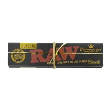 Product image of RAW King Size Slim Black Artisan Connoisseur with Tips