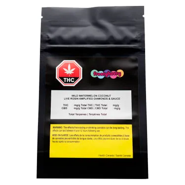Product image of Wild Watermelon Coconut LIVE ROSIN AMPLIFIED Diamonds & Sauce - frootyhooty - Diamonds / Sauce