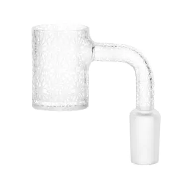 Product image of Pulsar Geometric Lace Etched Quartz Banger