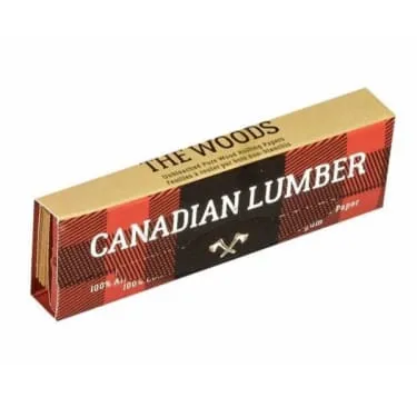 Product image of Canadian Lumber - Unbleached Rolling Papers 1.25 w/ Tips