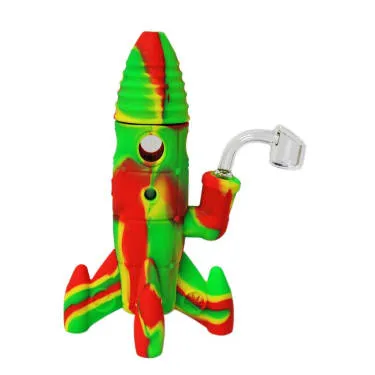 Product image of Dabware Platinum - 7" Rocket Silicone Dab Rig