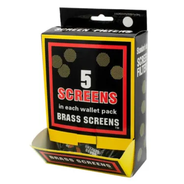 Product image of Generic - Brass Screens - 5 Pack