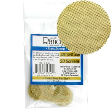 Product image of Randy's - Brass Screens 20-screen packs