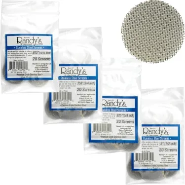 Product image of Randy's - Stainless Steel Screens 20-screen Packs